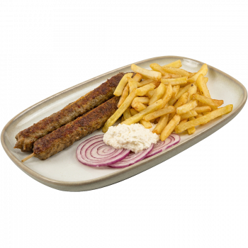 Šiš ćevapi s kajmakom_restoran Cassandra