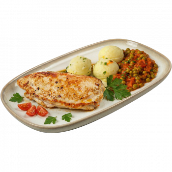 Punjeni-pileci-file_pire-umak-grasak_restoran-Cassandra