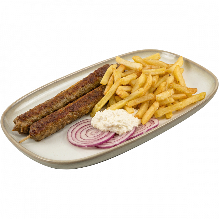 Šiš ćevapi s kajmakom_restoran Cassandra