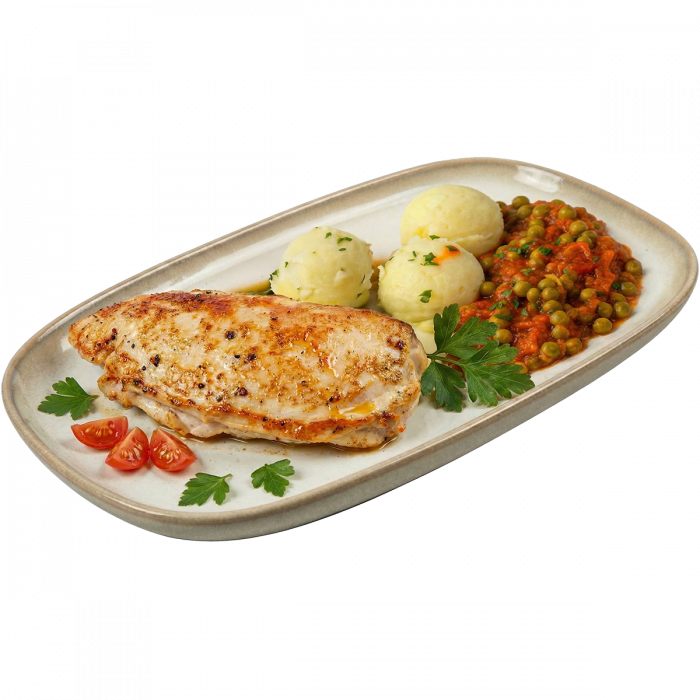 Punjeni-pileci-file_pire-umak-grasak_restoran-Cassandra