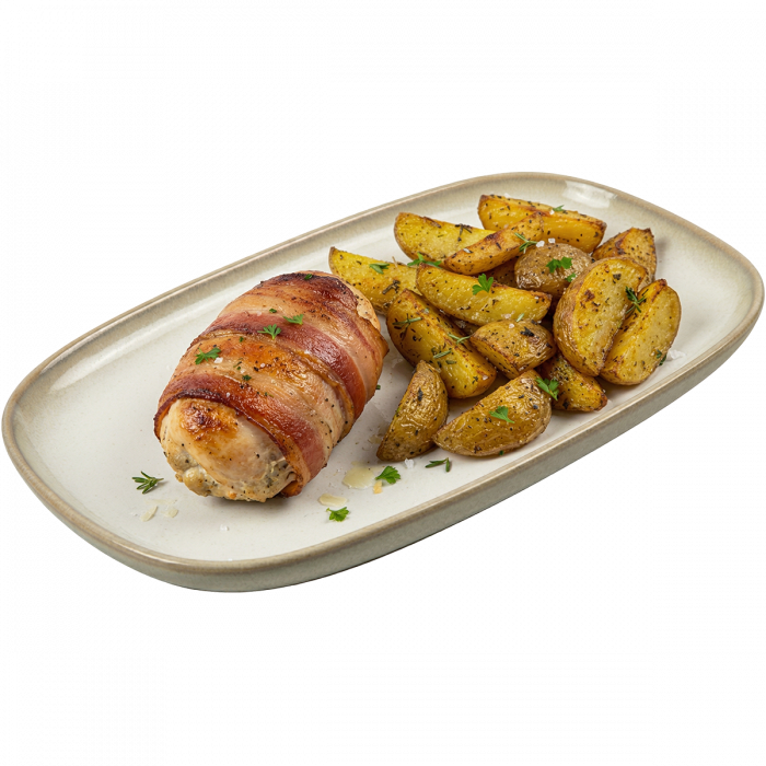 Rolana-piletina-s-pancetom_pekarski-krumpir_restoran-Cassandra