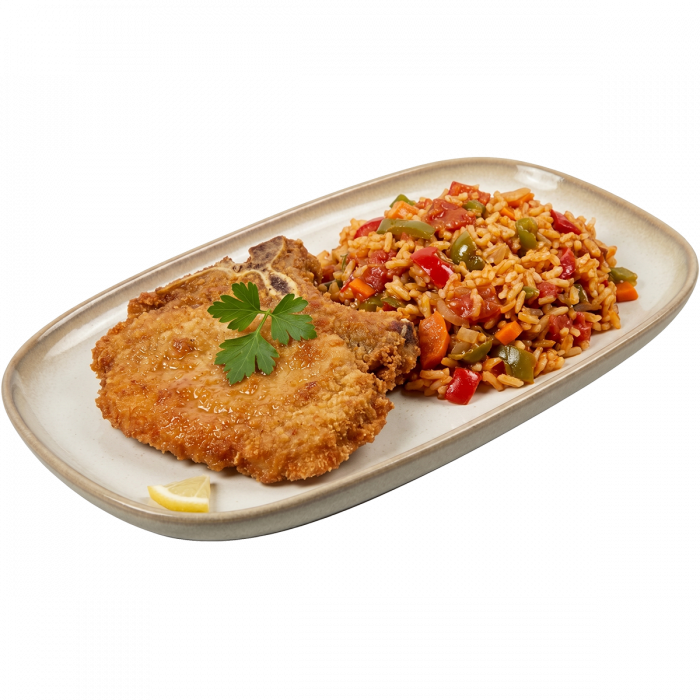 Pohani-svinjski-kotlet_djuvec-riza_restoran-Cassandra