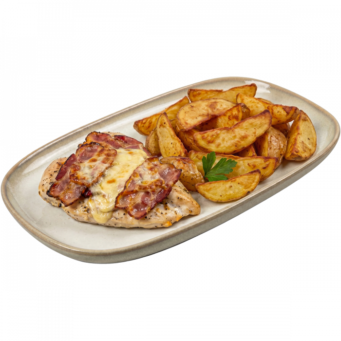 Pileci-file-zapecen-sa-sirom-i-spekom_pekarski-krumpir_restoran-Cassandra