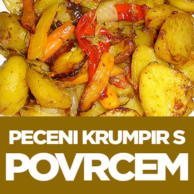 Pečeni krumpir s povrćem