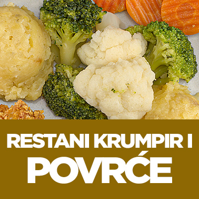 Restani krumpir i povrće